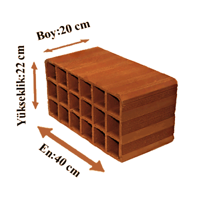 22,5 luk asmolen tuğla fiyatları ölçüleri ağırlıkları