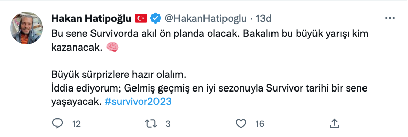 hakan hatipoglu nun survivor 2023 paylasimi gundem oldu