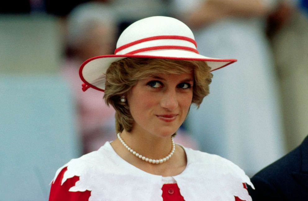 Fotoğraf: Galler Prensesi Diana, Edmonton, Alberta, Kanada'ya resmi bir ziyaret sırasında.