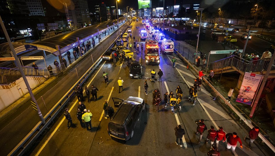 Mecidiyeköy'de zincirleme kaza: 8 yaralı