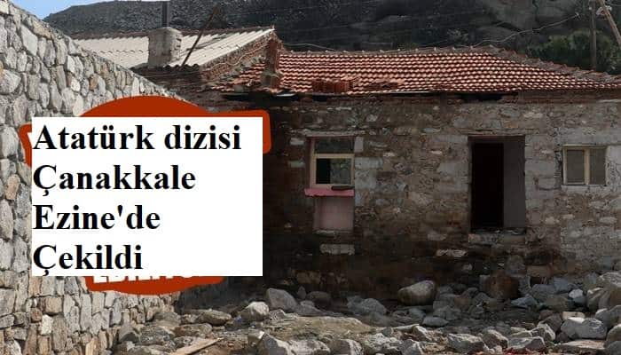 Atatürk dizisi Çanakkale ezinesinde çekildi