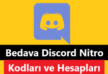 ücretsiz discord nitro kodları