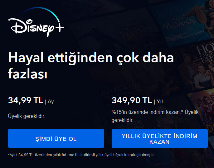 Disney Plus Üyeliği