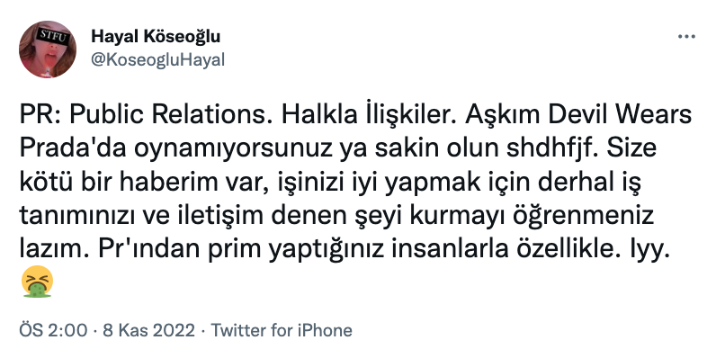 hayal koseoglu ndan pr ve halkla iliskiler elestirisi gundem oldu