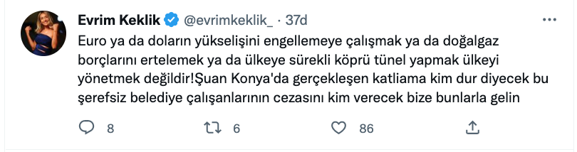 evrim keklik den konya da ortaya cikan kopek katliami ile ilgili sert aciklama