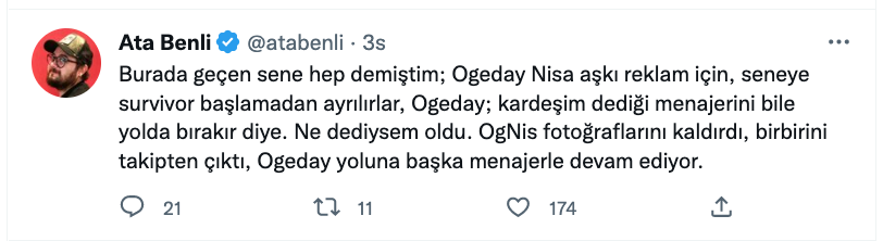 ata benli den ogeday girisken nisa bolukbasi nin ayriligi ile ilgili carpici yorum