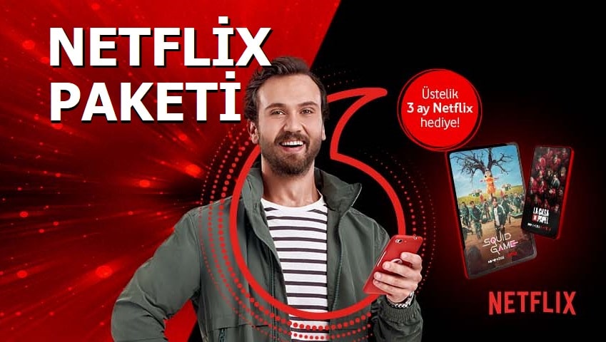 vodafone netflix hediye paketi 2022