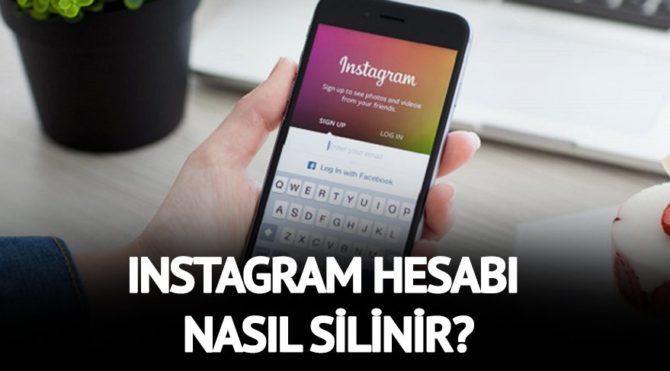 instagram hesabını sil