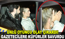 Ünlü oyuncu olay çıkardı! Gazetecilere küfürler savurdu