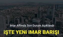 Yeni imar affı için son durum...