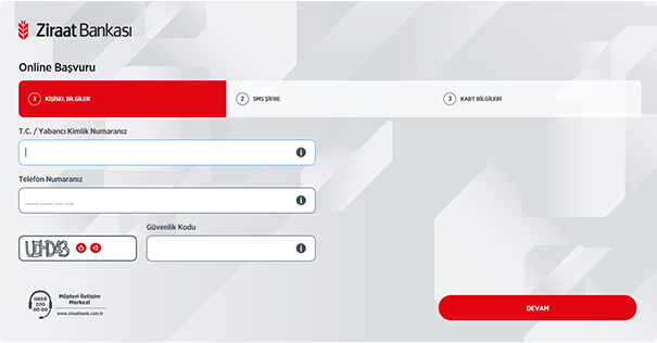 Ziraat Bankası İnternet Bankacılığı Açma