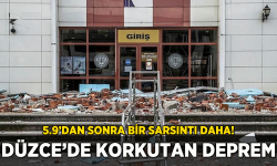 Düzce'de korkutan deprem