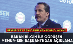 Son dakika... Memurlara zam oranı ne kadar olacak? Bakan Bilgin ile görüşen Memur-Sen Başkanı'ndan açıklama