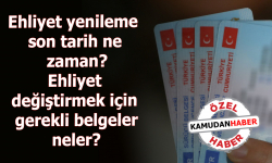 Ehliyet yenileme süresi uzatıldı. İşte o tarih....