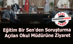 Eğitim Bir Sen'den Soruşturma Açılan Okul Müdürüne Ziyaret