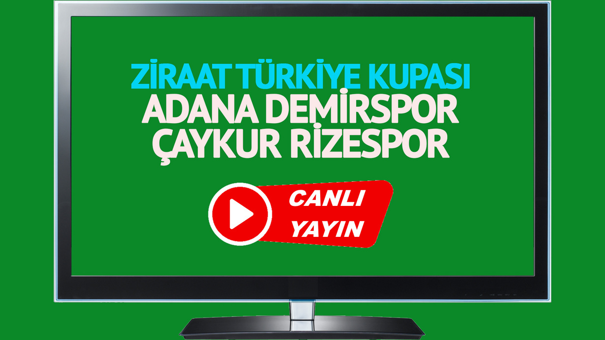 CANLI İZLE! Adana Demirspor Rizespor canlı maç izle