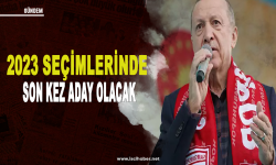 Cumhurbaşkanı Erdoğan, 2023 seçimlerinde son kez aday olacağını açıkladı