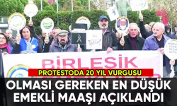 En düşük emekli maaşı ne olmalı? '20 yıl' protestosunda açıklandı