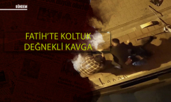 Fatih’te koltuk değnekli kavga...