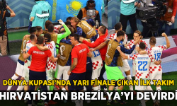 Hırvatistan, Brezilya'yı devirip yarı finale yükseldi
