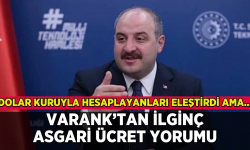 Varank'tan ilginç asgari ücret yorumu: Dolar kuru hesabını eleştirdi ama...