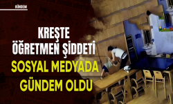 Kreşte öğretmen şiddeti! Sosyal medyada gündem oldu