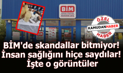 BİM'de skandallar bitmiyor! İnsan sağlığını hiçe saydılar! İşte o görüntüler