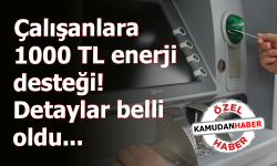 Çalışanlara 1000 TL enerji desteği! Detaylar belli oldu...