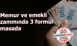 Memur ve emekli zammında 3 formül masada