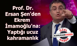 Ceza hukukçusu Prof. Dr. Ersan Şen'den Ekrem İmamoğlu'na: Yaptığı ucuz kahramanlık