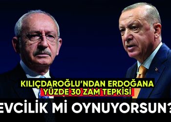 Kılıçdaroğlu’ndan Erdoğan’a çok sert zam tepkisi: ‘Evcilik mi oynuyorsun?’
