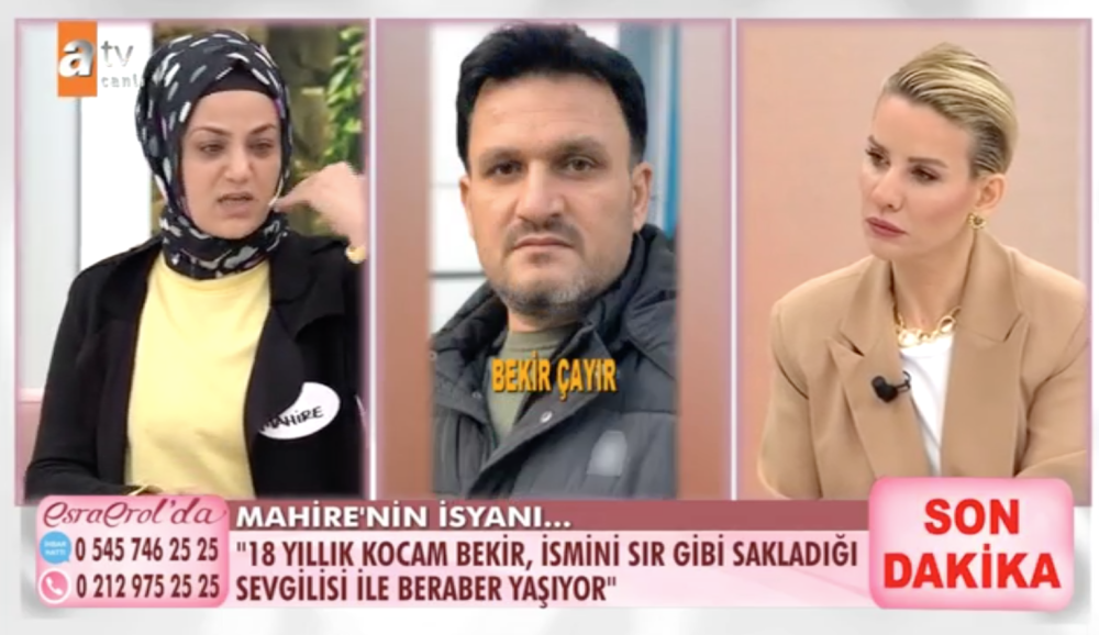 esra erol da mahire cayir kimdir mahire cayir olayi nedir bekir cayir olayi nedir