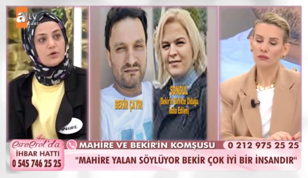 esra erol da mahire cayir kimdir mahire cayir olayi nedir bekir cayir olayi nedir