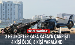 Avustralya'da 2 helikopter çarpıştı! 4 kişi öldü, 8 kişi yaralandı