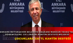 Çocuklara 330 TL kantin desteği