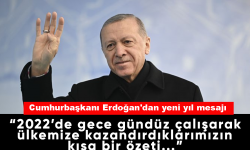 Cumhurbaşkanı Erdoğan'dan yeni yıl mesajı