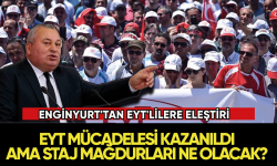 Enginyurt'tan EYT'lilere eleştiri! EYT mücadelesi kazanıldı ama staj mağdurları ne olacak?