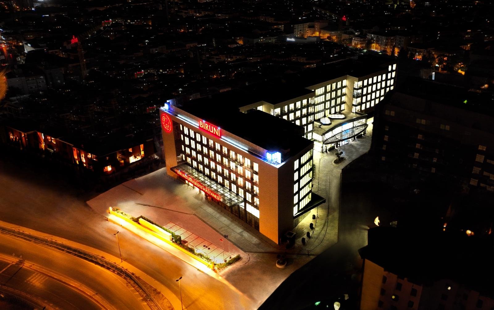 Biruni Üniversite Hastanesi'nin havadan görünümü, İstanbul, Türkiye, 29 Mart 2024. (Biruni Üniversite Hastanesi'nin izniyle)